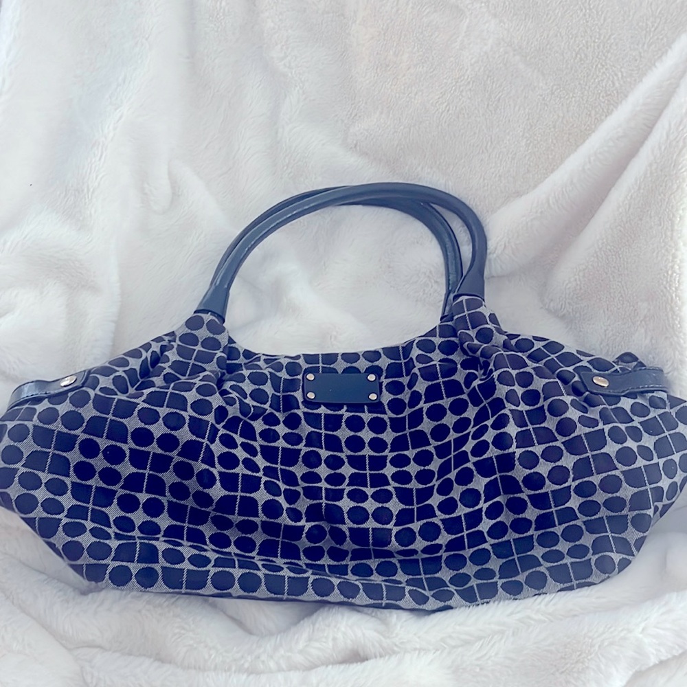 Kate Spade Denim -orange interior bag- Gorgeous!